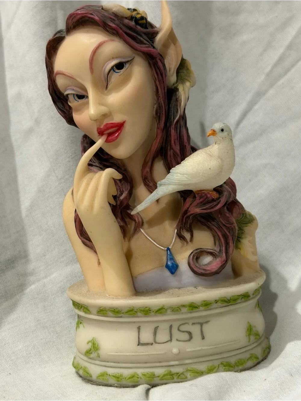 Seven Deadly Sins Ceramic Figurine Busts – Colorful Fantasy Set
